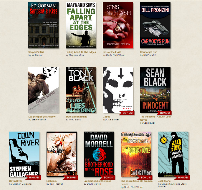 Mean Streets Story Bundle – Barker, Morrell, Piccarilli, Pronzini and More!