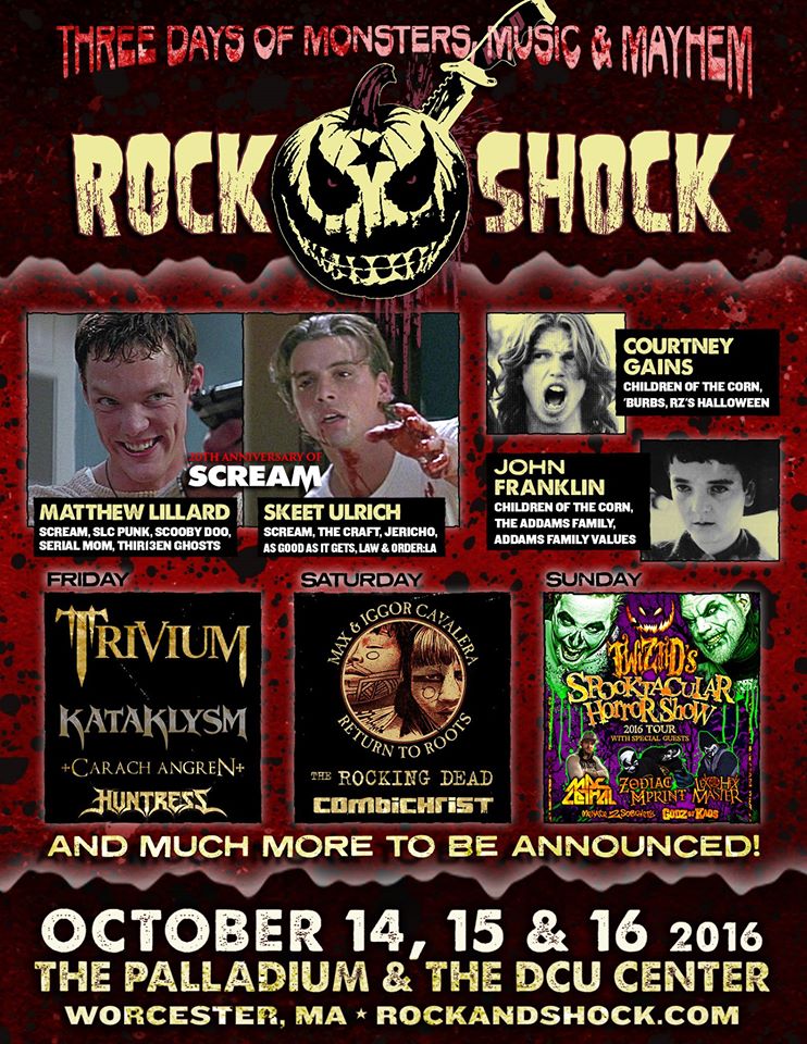 New England Based Rock & Shock Announces Initial Attending Stars