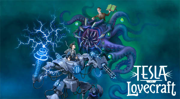 tesla vs lovecraft twin stick